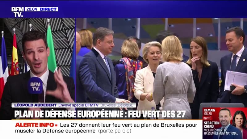 Conseil européen: les 27 donnent leur feu vert au plan de Bruxelles pour muscler la défense européenne