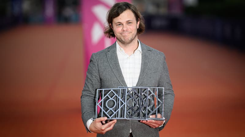 Le réalisateur américain Shane Atkinson a remporté le Grand Prix à Deauville pour son film "LaRoy", le 9 septembre 2023.