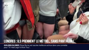 Londres: ils prennent le métro sans pantalon