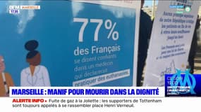 Marseille: manifestation pour le droit à mourir dans la dignité