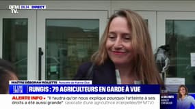 "Il faudra qu'on nous explique pourquoi l'atteinte à ses droits a été aussi grande" affirme maître Déborah Roilette, avocate d'une agricultrice interpellée