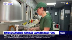 Alsace: fin des couverts jetables dans les fast-foods 