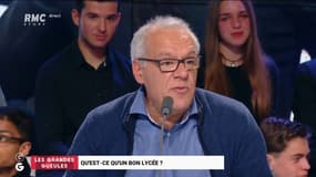 #Éducation "Le bon lycée, c'est celui qui va tendre à emmener les élèves vers une autonomie, ce n'est pas forcément celui qui a 95% de réussite au bac !" Johnny Blanc #GGRMC 