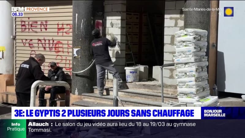 Marseille: les habitants du Gyptis 2 privés de chauffage pendant deux jours
