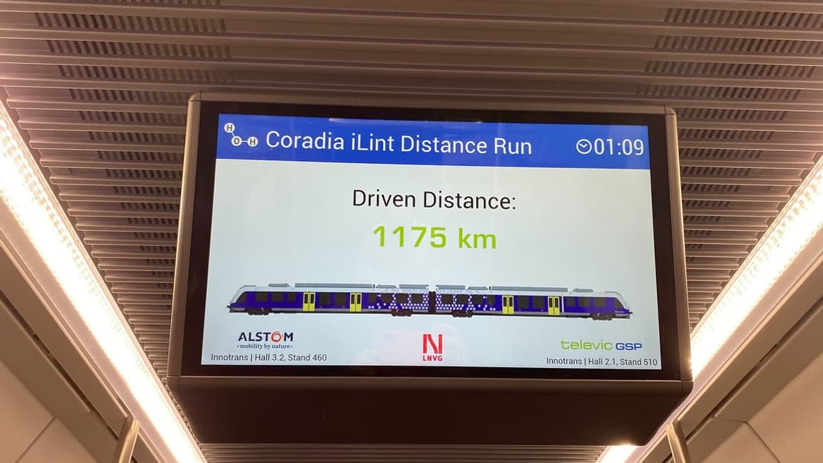 Record distance train à hydrogène Record distance train à hydrogène