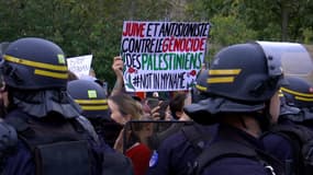 Un rassemblement pro-Palestine s'est formé le 28 octobre à paris malgré l'interdiction de la manifestation.