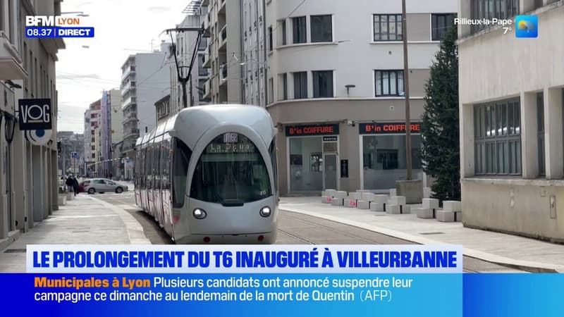 T6 : le prolongement du tramway en service depuis ce week-end à Lyon et Villeurbanne
