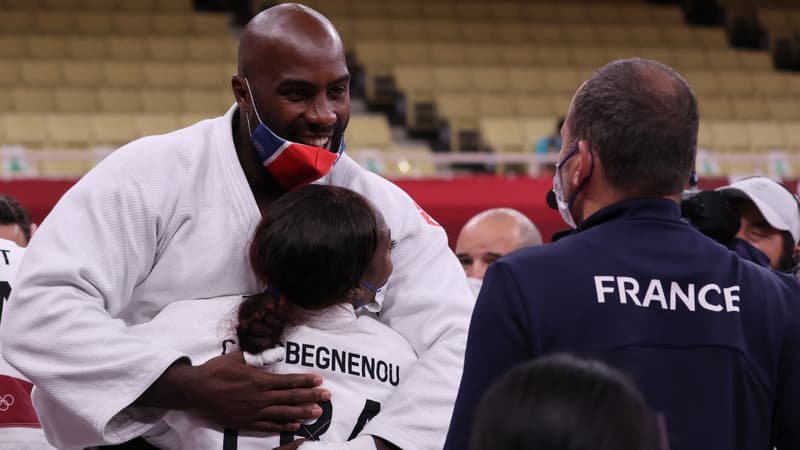 JO 2021 (judo): Riner explique pourquoi il a lâché Agbégnénou en fêtant le titre