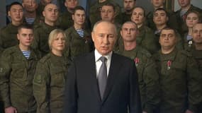 Vladimir Poutine le 1er janvier 2023