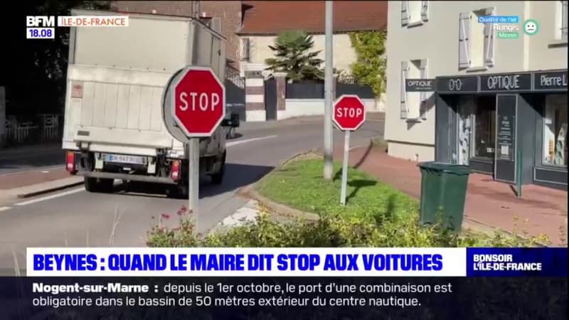 Beynes: stop, bandes rugueuses, le maire veut décourager les automobilistes