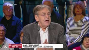 #GrandOral - "La haine dont @EmmanuelMacron est l'objet est complètement délirante !" Alain Finkielkraut #GGRMC 