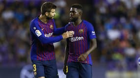 Gerard Pique et Samuel Umtiti