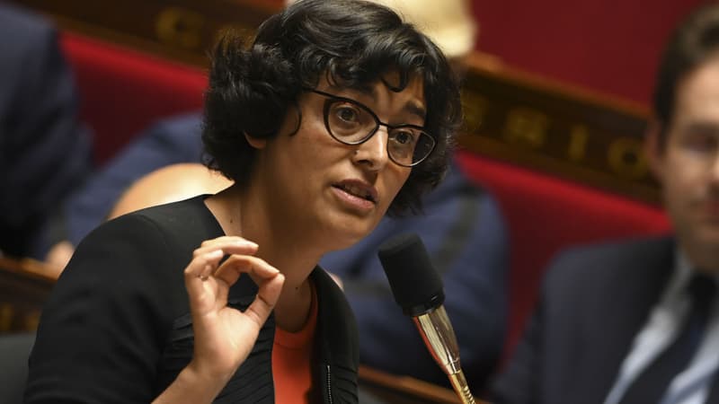 La ministre du Travail Myriam El Khomri le 19 octobre 2016 à l'Assemblée nationale