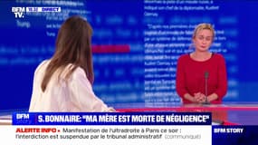 Sandrine Bonnaire: dans son Ehpad, "ma mère a eu affaire à certains soignants qui étaient négligents et une directrice qui ne réagissait pas"