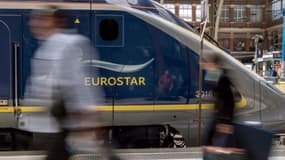 Un train Eurostar à la gare de Lille, le 13 juin 2014.