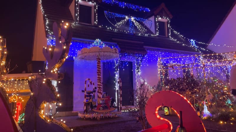 "C'est magnifique!": une maison illuminée pour les fêtes fait le plein de visiteurs à Forges-les-Bains