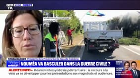Sonia Backes (présidente de la province Sud de Nouvelle-Calédonie): "De voir arriver l'armée, ça a calmé un certain nombre de belligérants (...) mais ça tire encore dans certains endroits de Nouméa"