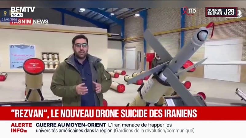 Les Gardiens de la révolution présentent un nouveau drone iranien: le "Rezvan"