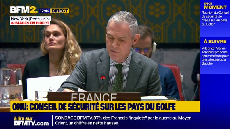 Détroit d'Ormuz: "Il n'est pas acceptable que l'Iran prenne en otage une voie maritime stratégique", déclare la France à l'ONU