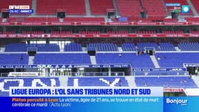 Ligue Europa: l'OL sans tribunes Nord et Sud pour son premier match après une sanction