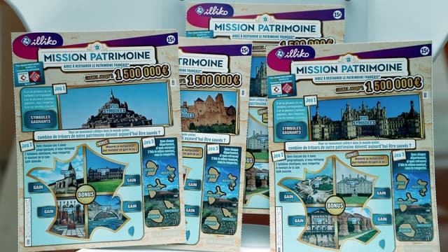 Les tickets à gratter du Loto du patrimoine ont contribué aux bons chiffres de la Française des Jeux en 2018.