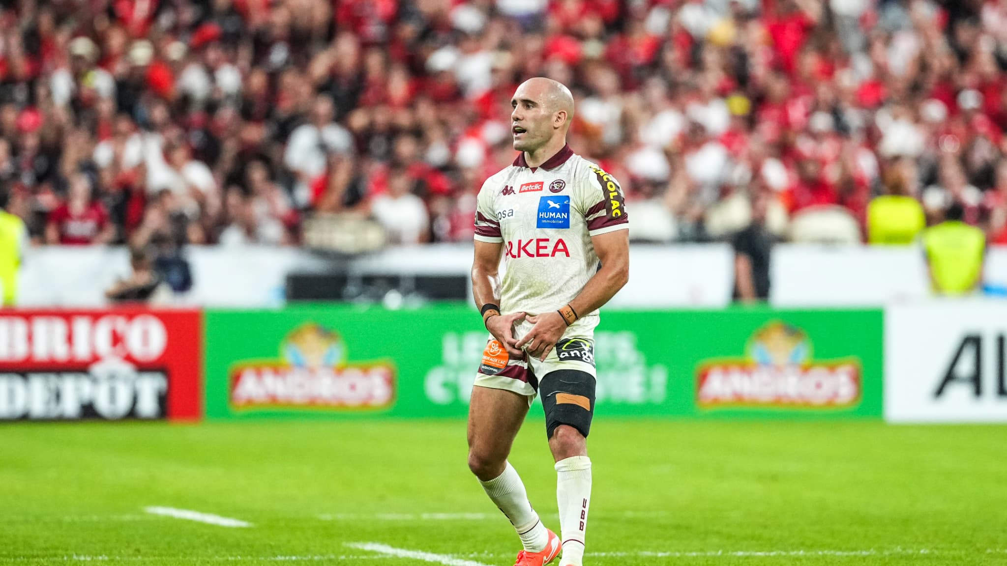 Maxime Lucu lors de la finale de Top 14, le 28 juin 2025.