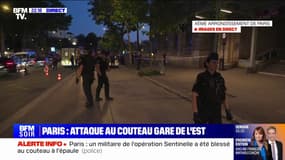 Paris: un militaire de l'opération Sentinelle blessé au couteau à l'épaule près de la  gare de l'Est