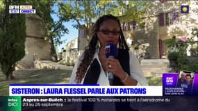 L'escrimeuse et ancienne ministre des Sports Laura Flessel à Sisteron pour un séminaire de rentrée de la CCI