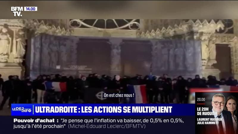 Selon les services de renseignement, il y a 3.300 militants d'ultradroite à travers toute la France dont 1.300 fichés S