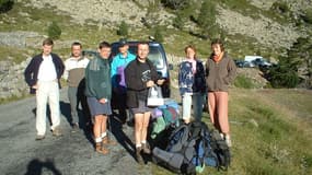 Une des photos prises en 2003 et contenues dans l'appareil photo retrouvé par une randonneuse dans les Pyrénées en août 2023.
