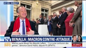 L'édito de Christophe Barbier: Benalla, Macron contre-attaque