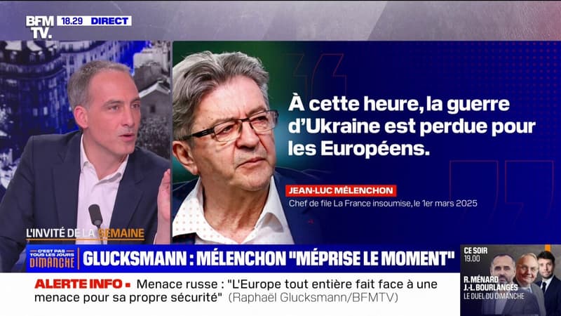 Soutien militaire à l'Ukraine: le discours de Jean-Luc Mélenchon 