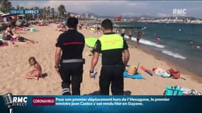 Attention à l'utilisation du téléphone portable sur la plage