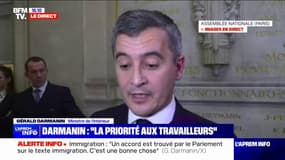 Aides sociales pour les étrangers: "Ceux qui travaillent sont aidés, ceux qui ne travaillent pas sont moins aidés" estime Gérald Darmanin