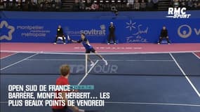 Open Sud de France : Barrère, Monfils, Herbert… Les plus beaux points de vendredi