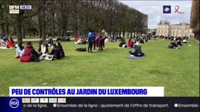 Confinement: à Paris, les visiteurs du Jardin du Luxembourg exemptés de contrôles