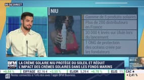 Hadrien Collot (NIU) : La crème solaire NIU réduit l'impat des crèmes dans les fonds marins - 12/08