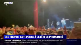 Gérald Darmanin condamne des propos anti-police lors du concert du rappeur Soso Maness