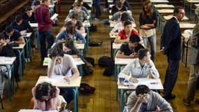 Des candidats au baccalauréat lors des épreuves de 2014.