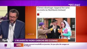 «Les 3 histoires de Charles Magnien » : L'Irlande du Nord cherche des clowns, un distributeur automatique de choucroute, recherche une perruque mulet - 30/09- 6h47