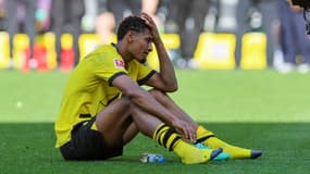 Sébastien Haller après la perte du titre en Bundesliga, le 27 mai 2023.