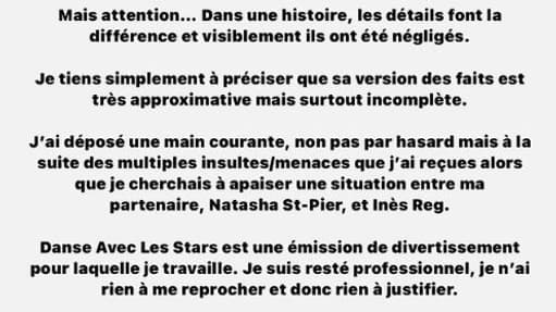 Le message d'Anthony Colette sur Instagram, le 25 mars 2024. Le message d'Anthony Colette sur Instagram, le 25 mars 2024.