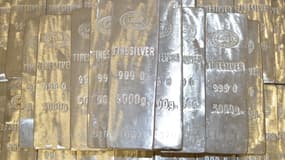 Des lingots de 5 kilogrammes d'argent