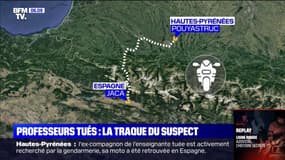 Professeurs tués dans les Hautes-Pyrénées: la traque du suspect continue