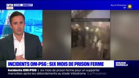 Incidents OM-PSG: six mois de prison ferme pour un supporter marseillais