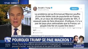 Popularité, chômage, vins... Donald Trump s'en prend à Emmanuel Macron sur Twitter (1/2)