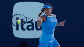 La joueuse de tennis Simona Halep lors de son retour à la compétition en mars 2024