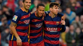 Luis Suarez, Neymar et Lionel Messi