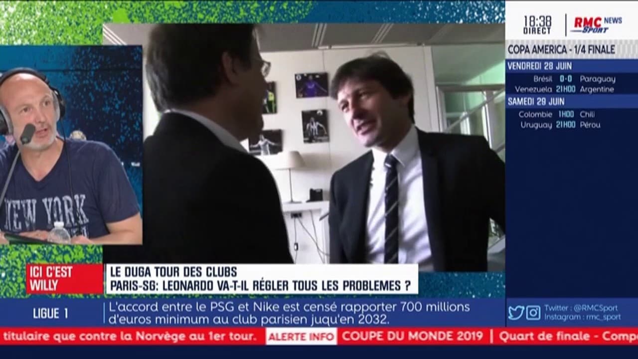 PSG Sagnol "Si Leonardo serre la vis dans l