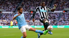Bernardo Silva et Allan Saint-Maximin, le 21 août 2022.